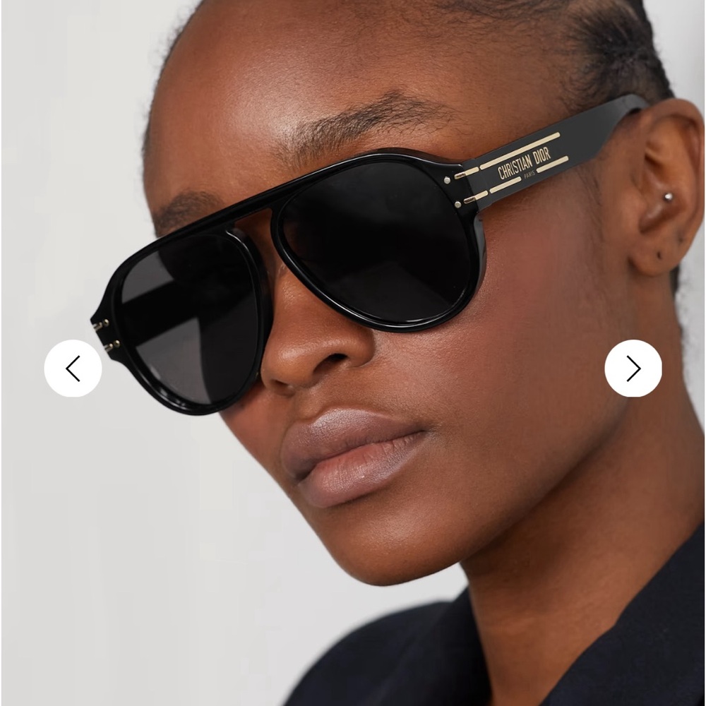 NEW AUTHENTIC Dior A1U aviator-style acetate sunglasses, Unisex 58mm